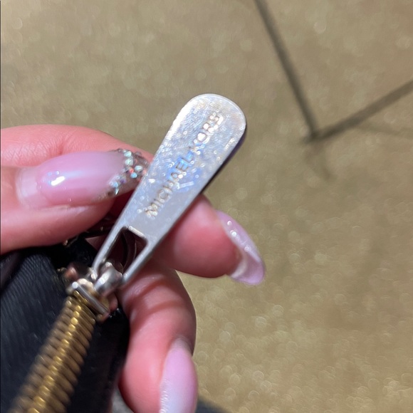 Used Michael Kors Black Saffiano Leather Continental Zip-Around Wristlet Wallet - Picture 6 of 16